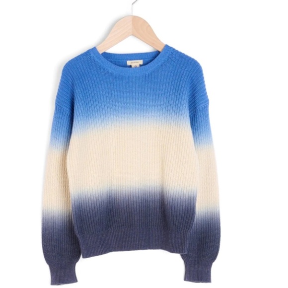 Bellerose Other - Bellerose kids unisex gelbo knit blue ombré knit sweater sz 12
